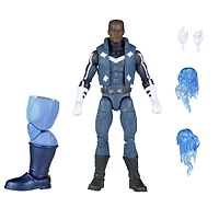 Marvel Legends Series, figurine de collection de 15 cm Blue Marvel en costume des Ultimates, 4 accessoires et 1 pièce Build-a-Figure