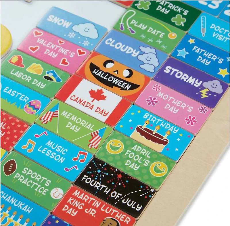 Mon calendrier quotidien magnétique