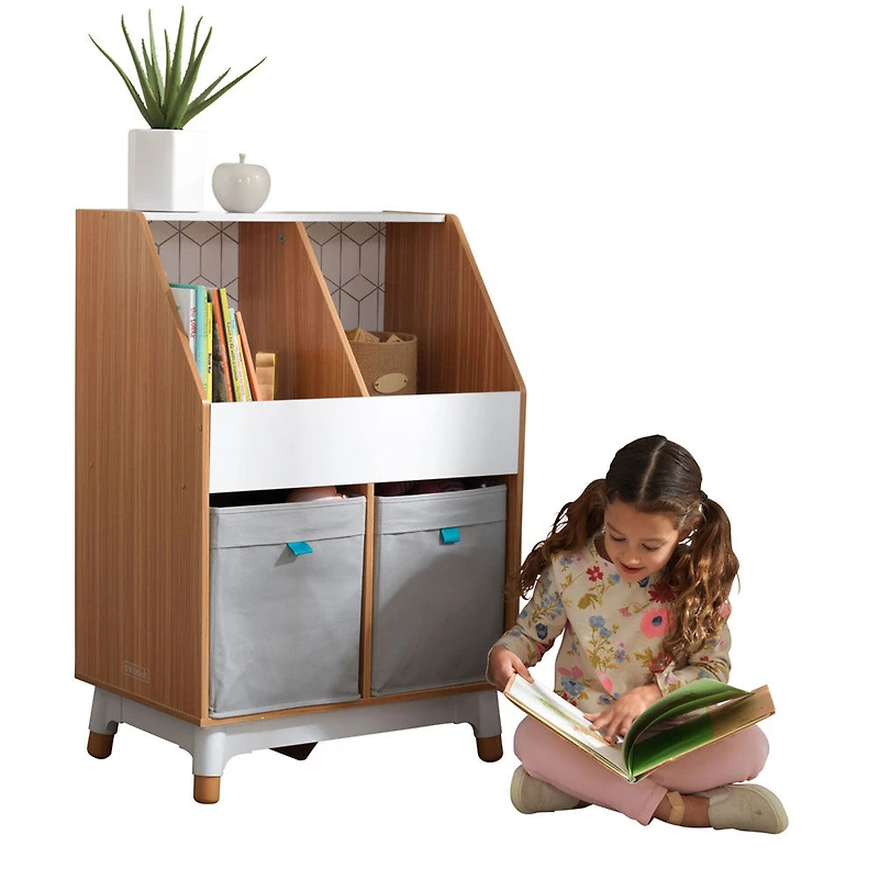 Meuble avec bacs de rangement Mid-Century Kid