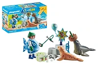 Playmobil - Animatrice avec otarie et phoques
