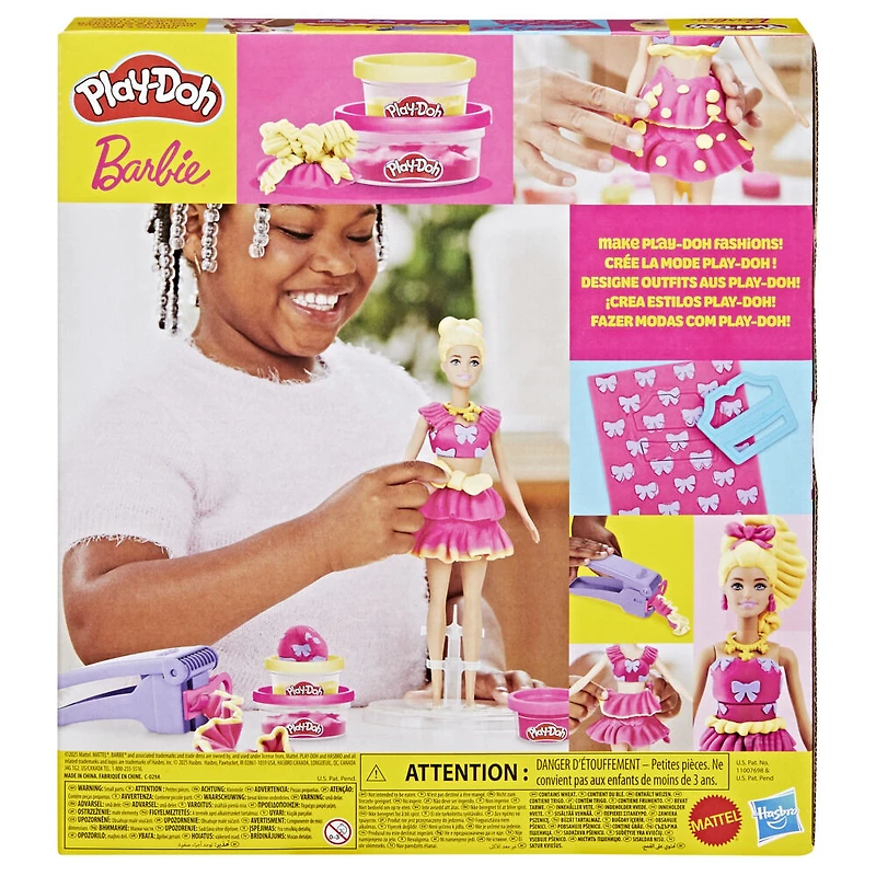 Play-Doh Barbie Dentelles et noeuds, coffret de pâte à modeler