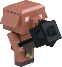 Minecraft Legends Piglin Figurine articulée avec fonctions d'attaque et accessoire