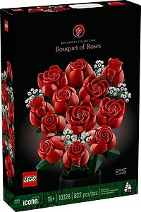 LEGO Icons Bouquet of Roses Home Decor Flower Gift for Adults 10328