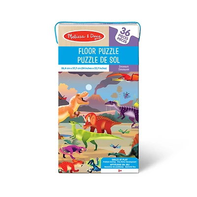 Melissa and Doug Floor Puzzle Assortment-Dinosaurs