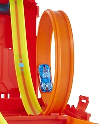Hot Wheels - Track Builder Unlimited - Coffret Cascades bidon d'essence