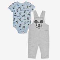 Mickey Mouse Overall Set Grey