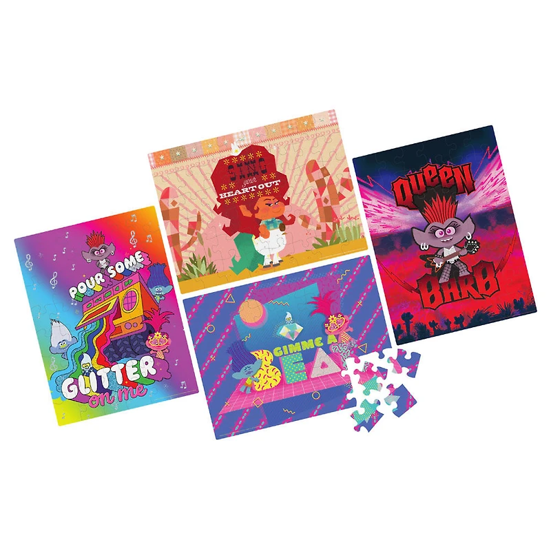 Trolls, Coffret de 4 puzzles
