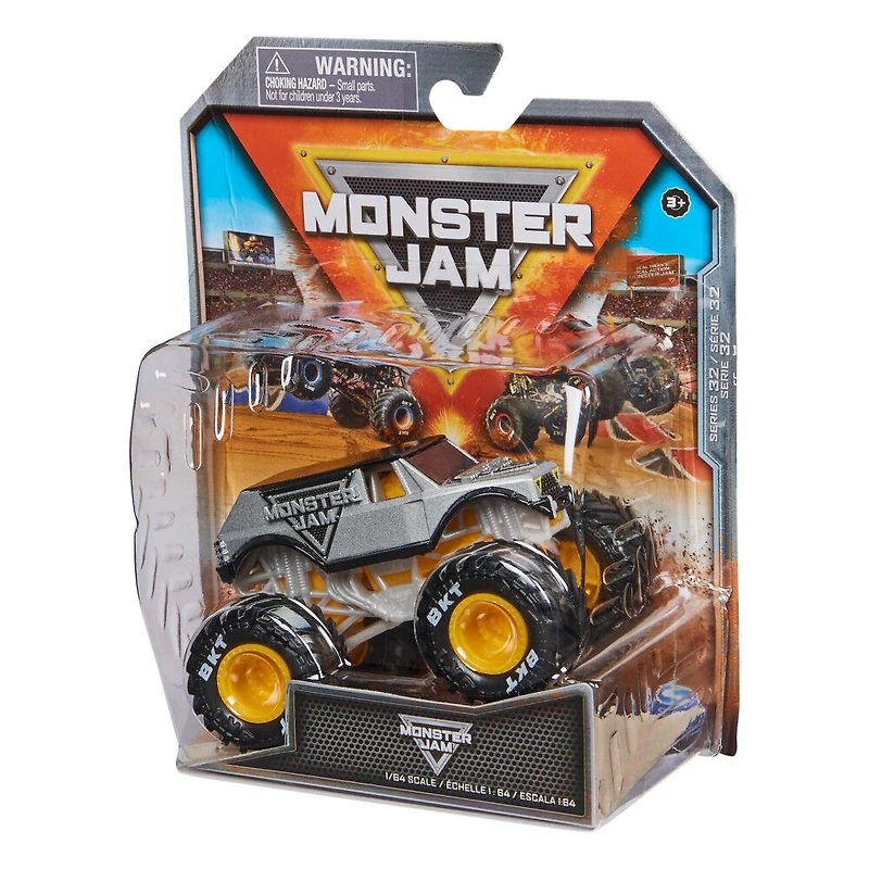 Monster Jam, Monster truck Stunt Truck officiel, véhicule en métal moulé, échelle 1:64