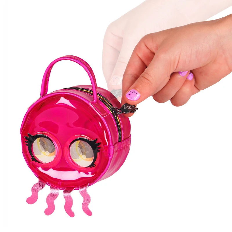 Micro Purse Pets, Méduse Jelly J, Petit sac à main élégant qui lève les yeux au ciel