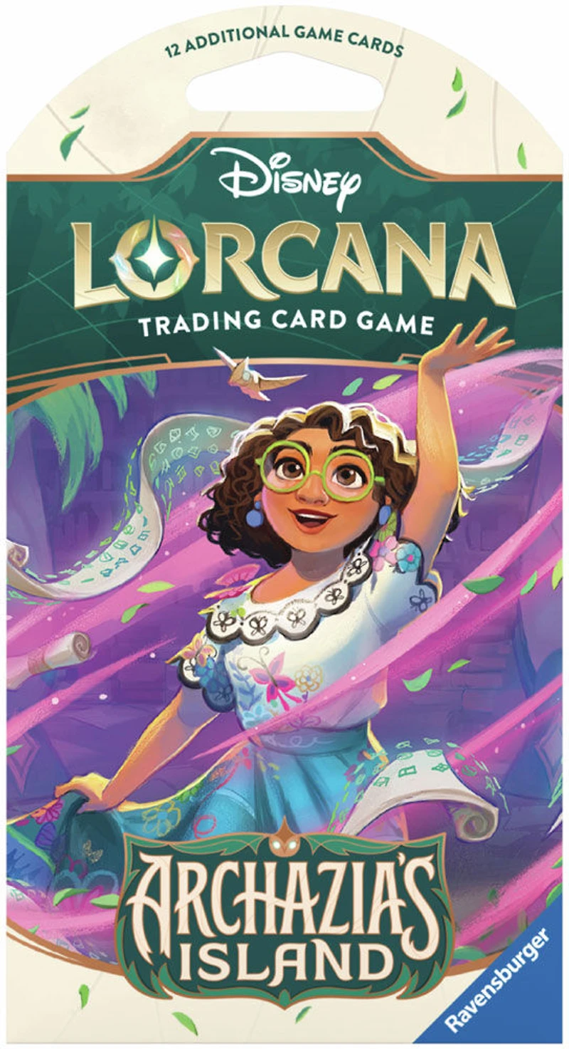 Ravensburger Disney Lorcana TCG: Archazia's Island Assorted Single Booster Pack (12 Cards) - English Edition