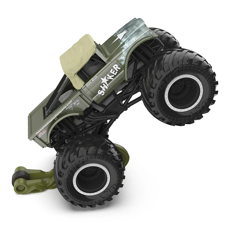 Monster Jam, Monster truck Shaker officiel, véhicule en métal moulé, série Arena Favorites, échelle 1:64