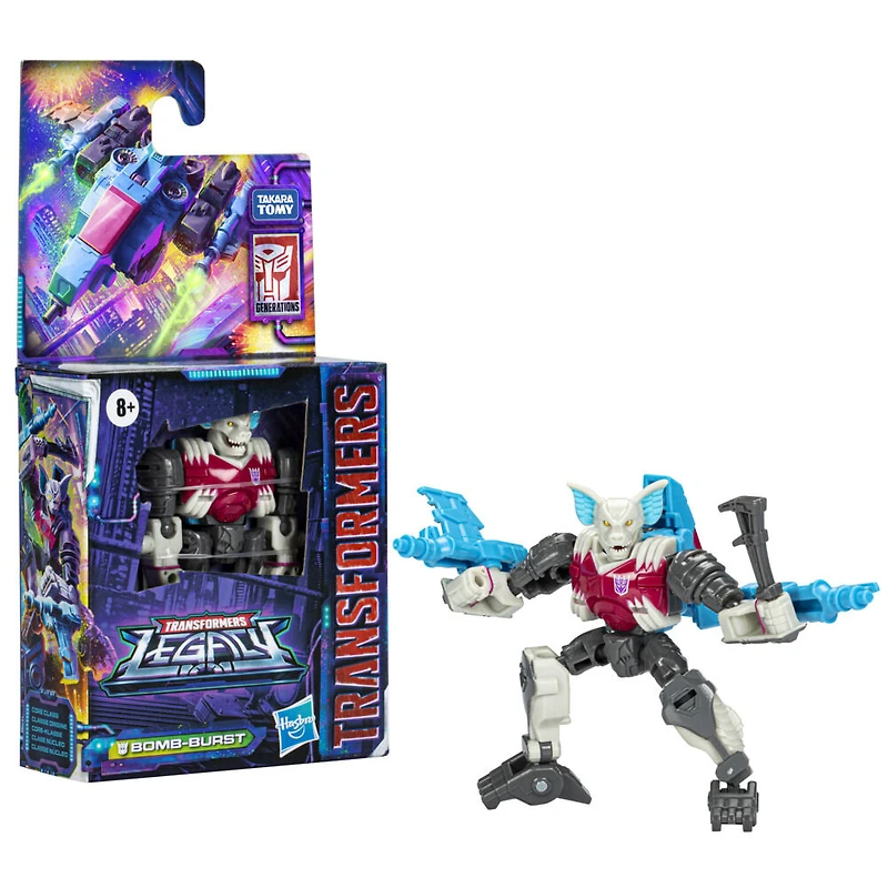 Transformers Generations Legacy, figurine Bomb-Burst classe Origine, pour enfants, 8,5 cm