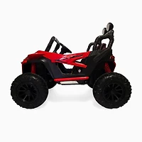 KIDSVIP Licensed Sport MX 2x12V 4x4 Poussette UTV 2 places pour enfants - Rouge - Édition anglaise