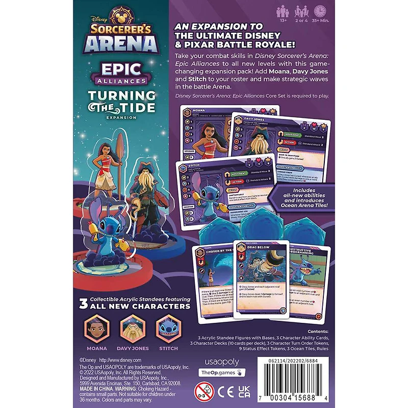 USAopoly Disney Sorcerer's Arena: Epic Alliances Turning the Tide Card Game Expansion - English Edition