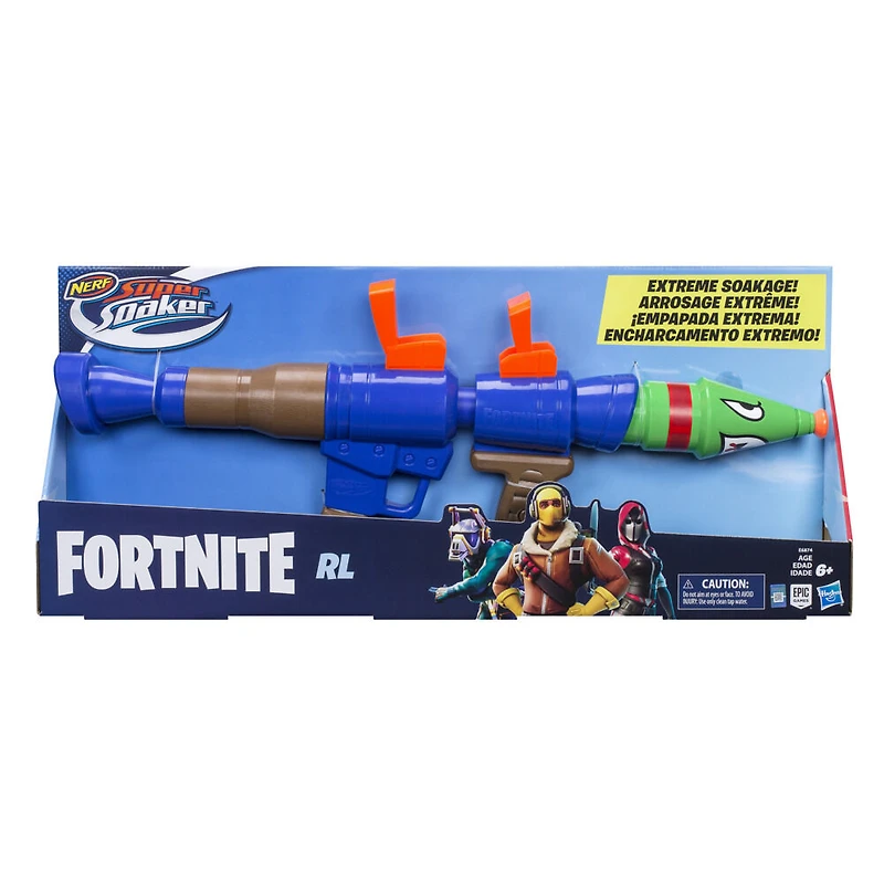 Jouet foudroyeur à eau Fortnite RL Nerf Super Soaker