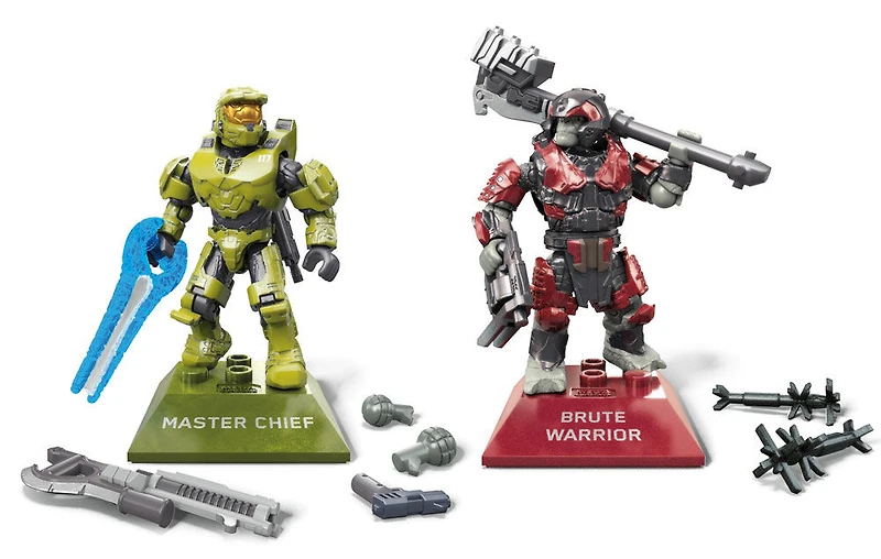 Mega Construx Heroes Halo Master Chief Vs. Brute Warrior