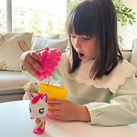 Bubiloons Confetti - Plus de 8 accessoires, personnage surprise qui fait des bulles, pour les filles et les garçons à partir de 5 ans