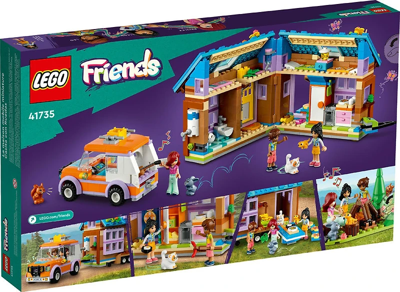 LEGO Friends La maison mobile miniature 41735 Ensemble de jeu de construction (785 pièces)