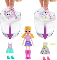 Polly Pocket -Coffret de jeu et poupée -Révélation Tenues Danse Disco