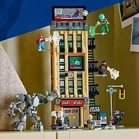 LEGO Marvel Spider-Man contre Mysterio : le Daily Bugle - Jouet de Construction de Jeu de Simulation de Superhéros - 76342