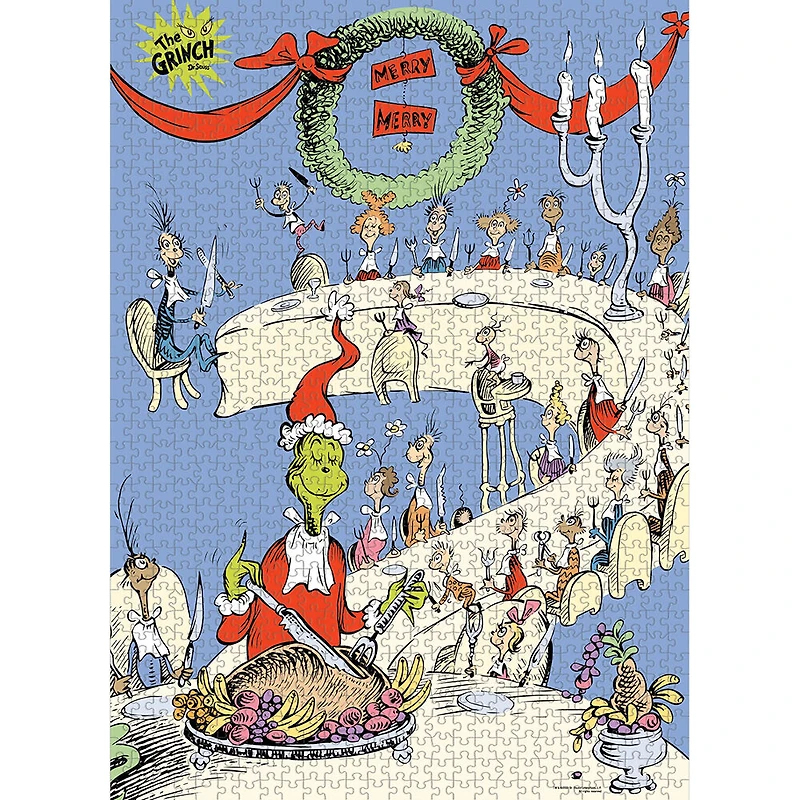 USAopoly Dr. Seuss The Grinch Feast Casse-Tête De 1,000 Pièces - Édition anglaise