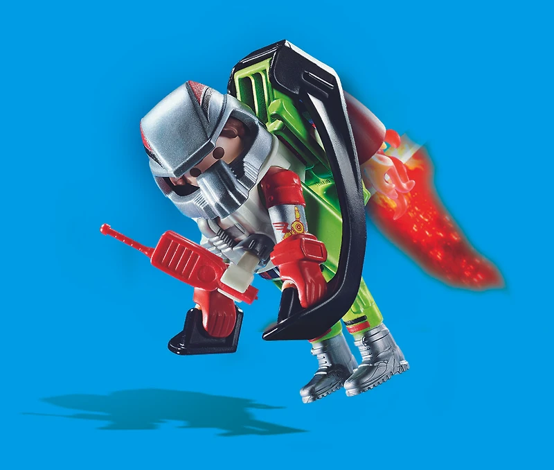 Air Stuntshow Pilote avec réacteur dorsal