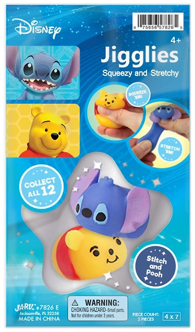 Disney Jiggly 2pk - Pooh / Point De Suture