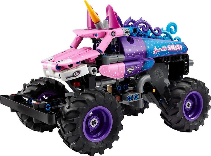 LEGO Technic Monster Jam Sparkle Smash à Rétrofriction, Jouet de Camion Monstre, Jouet de Construction pour Enfants 42220