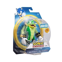 Sonic 4 Inch Figure - Vector with Super Ring