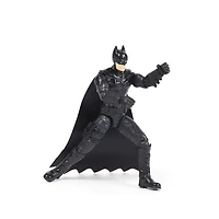 DC Comics, Batman Batmobile avec figurine Batman de 10 cm, effets sonores et lumineux, Pièce à collectionner du film Batman