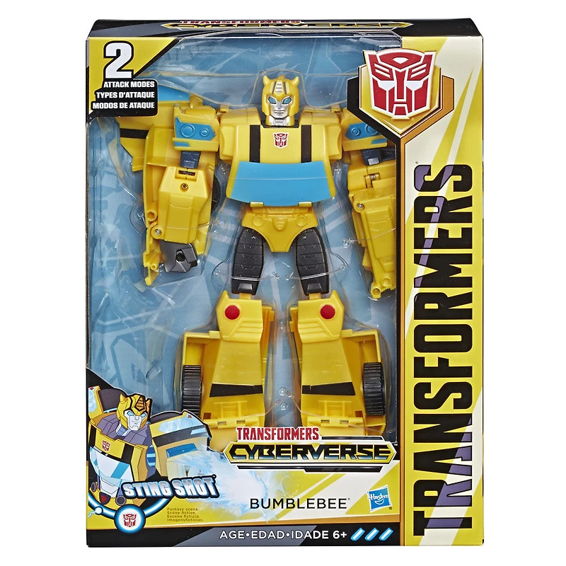 Transformers Cyberverse Action Attackers - Figurine Bumblebee de classe ultime.