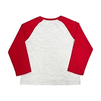 Harry Potter - T-shirt à manches longues raglan - Blanc cassé chiné et rouge - Taille 5T - Exclusivité Toys "R" Us