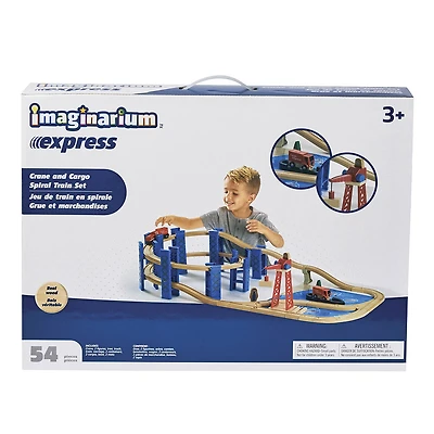 Imaginarium Express - Jeu de train 2-en-1 Rail et route - Notre exclusivité