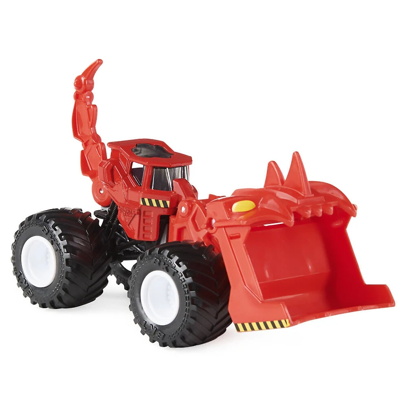 Monster Jam, Monster truck Scoopz Dirt Squad Scooper officiel avec pièces mobiles