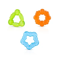Ensemble de 3 jouet de dentition rempli d'eau Kool Soother de Nuby - L'assortiment peut varier, Un par achat