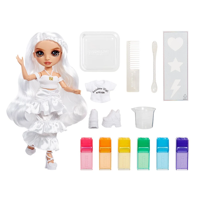 Rainbow High Watercolor & Create Fashion Doll - Brown Eyes