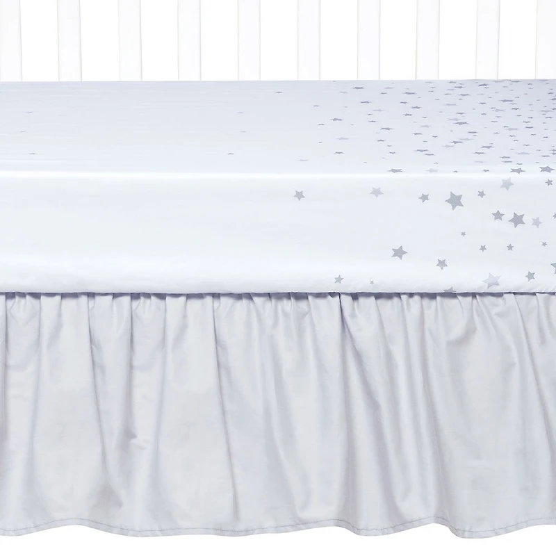 Sprinkle Stars and Moon 3 Piece Crib Bedding