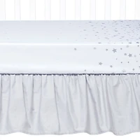 Sprinkle Stars and Moon 3 Piece Crib Bedding