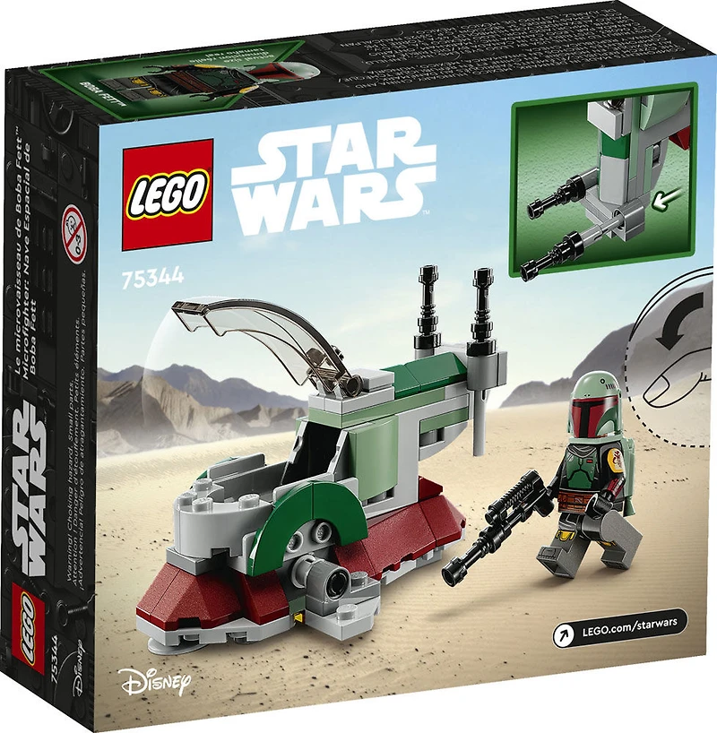 LEGO Star Wars Le microvaisseau de Boba Fett 75344 Ensemble de jeu de construction (85 pièces)