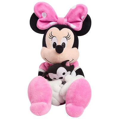 Peluche Minnie Mouse avec Figaro de Disney Classics