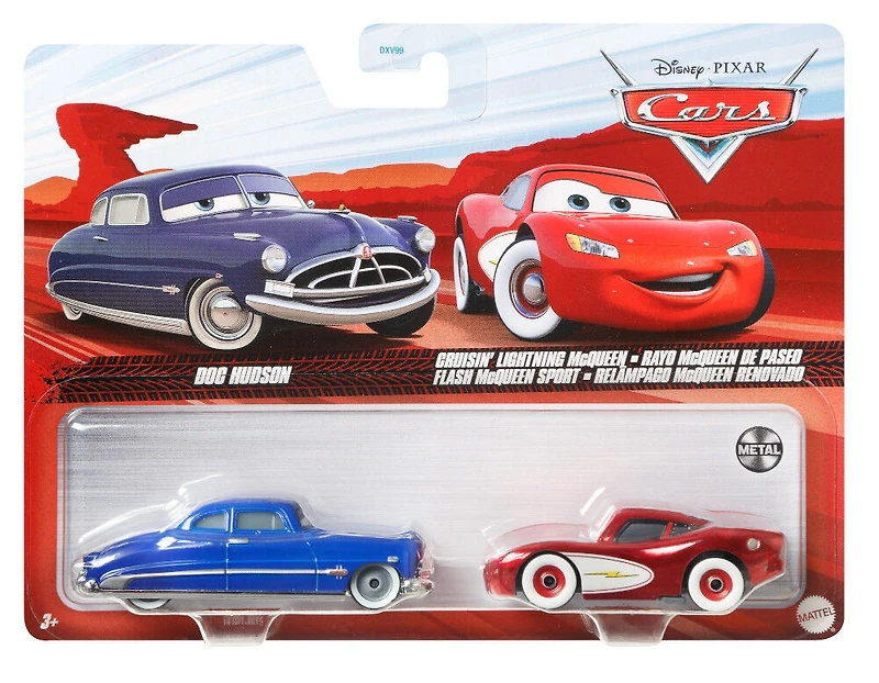 Disney/Pixar - Les Bagnoles - Coffret de 2 - Doc Hudson et Flash McQueen Sport