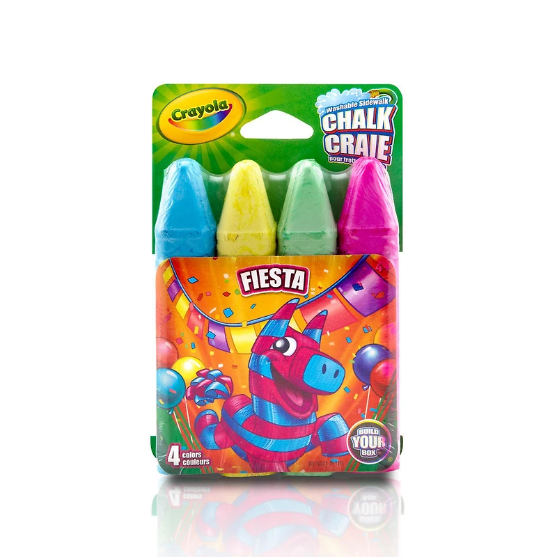 Crayola Washable Sidewalk Chalk, 4 Count