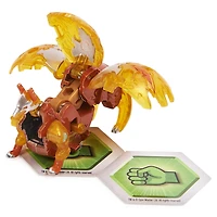 Bakugan Evolutions, Blitz Fox (Doré), Bakugan True Metal Platinum Series, 2 BakuCores et carte Personnage