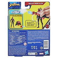Marvel Spider-Man Aqua Web Warriors 4-Inch Miles Morales Action Figure with Refillable Water Gear Accessory