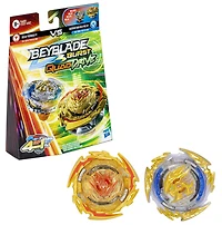 Beyblade Burst QuadDrive, Pack de 2 toupies de compétition Destruction Belfyre B7 et Decay Perseus P7