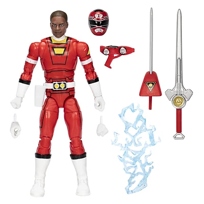 Power Rangers Lightning Collection, figurine Turbo Ranger Rouge premium de collection avec accessoires, 15 cm