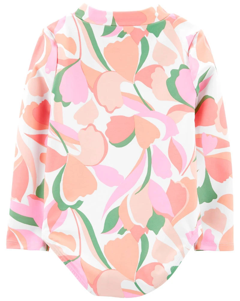 Maillot dermoprotecteur 1 pièce à imprimé fleuri Carter’s 4T