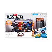 Pisolet Flux XSHOT Skins - Décoration Poppy Playtime (8 Fléchettes) par ZURU
