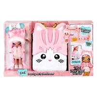 Na Na Na Surprise 3-in-1 Backpack Bedroom Playset Reena De La Rosa Fashion Doll