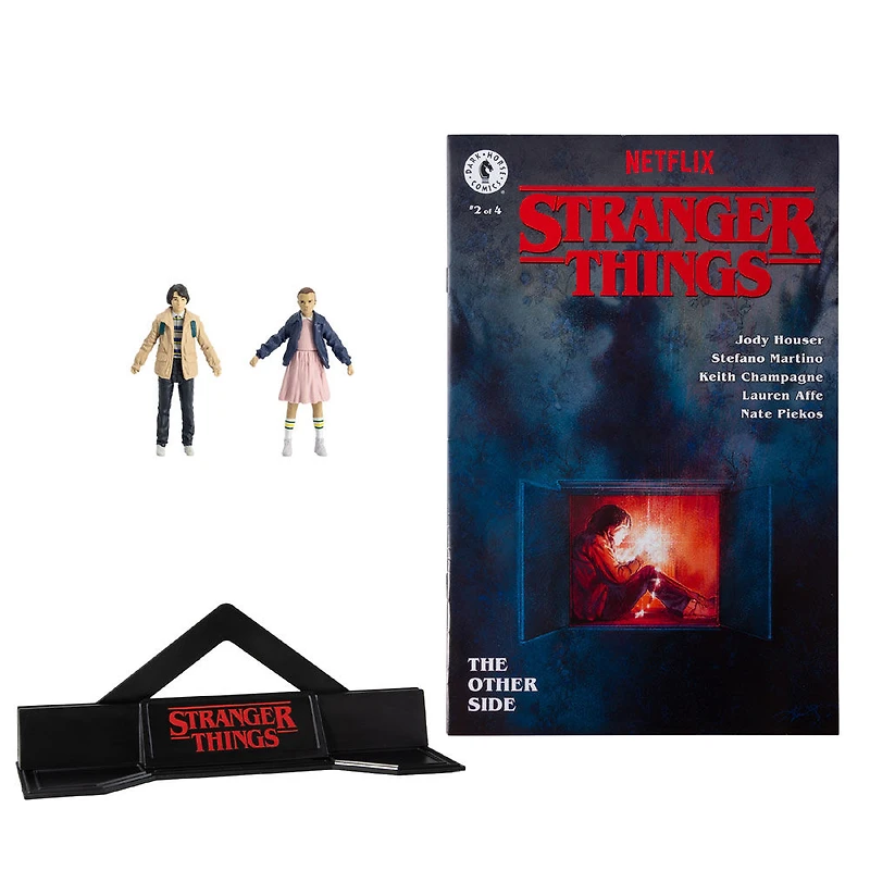 Stranger Things Page Punchers 2pk Eleven and Mike Wheeler 3"Figures with Comic